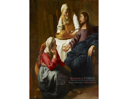 DDSO-2838 Johannes Vermeer - Kristus v domě Marie Magdaleny