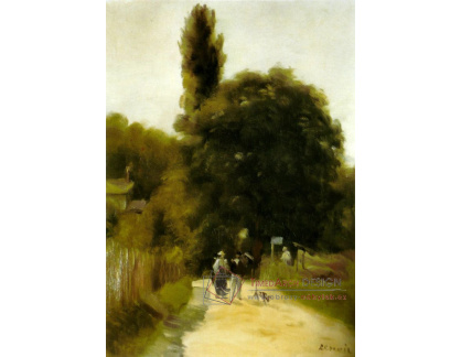 VR14-228 Pierre-Auguste Renoir - Krajina se dvěma postavami