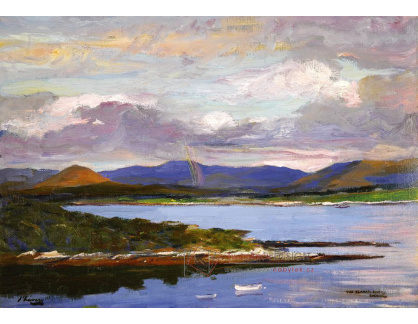 KO IV-211 John Lavery - Večer na řece Kenmare