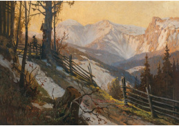 A-5358 Georg Janny - Pohled ze Semmeringu na Rax