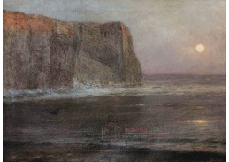 Jakub Schikaneder - Útes při západu slunce