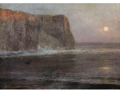Jakub Schikaneder - Útes při západu slunce