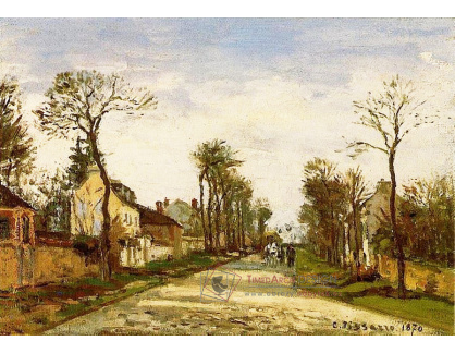 VCP-277 Camille Pissarro - Cesta do Versailles v Louveciennes