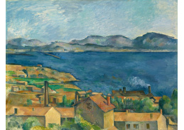 VR10-63 Paul Cézanne -  Záliv v Marseille z Estague