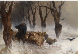 SO VIII-70 Ernst Meissner - Stádo ovcí ve vánici