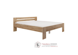 BASIS, postel 180x200cm, dub artisan
