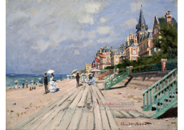 A-282 Claude Monet - Pláž v Trouville