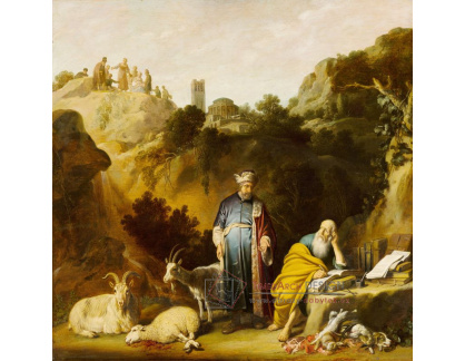 A-1608 Nicolaes Moeyaert - Hippokrates na návštěvě u Demokrita