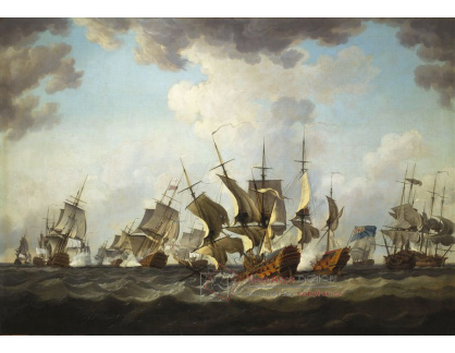 A-3105 Richard Paton - Bitva u Quiberonského zálivu 20 listopadu 1759