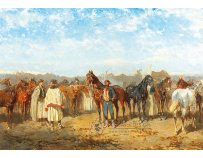 DDSO-4793 Alexander von Bensa - Maďarský koňský trh