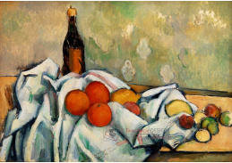 D-7513 Paul Cézanne - Láhev a ovoce