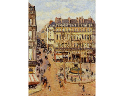 VCP-55 Camille Pissarro - Rue Saint Honoré