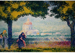 SO IX 6 Henri-Edmond Cross - Kostel Santa Maria poblíže Assisi