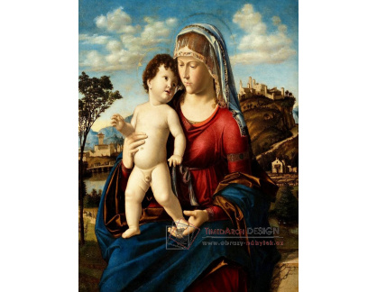 XV-336 Cima da Conegliano - Madonna a dítě v krajině