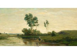 A-3853 Charles-Francois Daubigny - V říční krajině