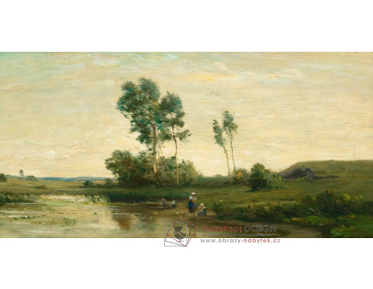 A-3853 Charles-Francois Daubigny - V říční krajině