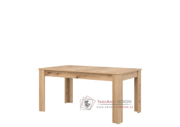 S-LINE ST04, jídelní stůl rozkládací 160-200x90cm, dub evoke