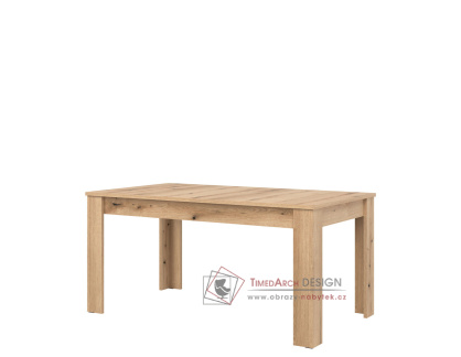S-LINE ST04, jídelní stůl rozkládací 160-200x90cm, dub evoke