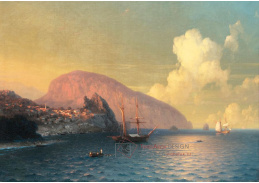 DDSO-5074 Ivan Konstantinovič Ajvazovskij - Pohled na horu Aiu-Dag ve večerním světle