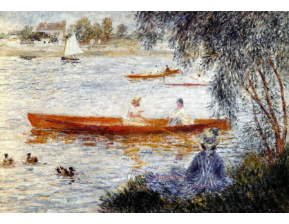 VR14-27 Pierre-Auguste Renoir - Na loďce v Argenteuil