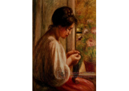 VR14-156 Pierre-Auguste Renoir - Portrét u okna