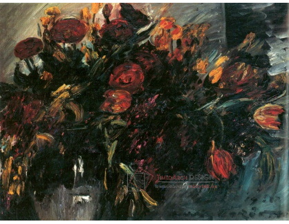 VLC 40 Lovis Corinth - Červené a žluté tulipány