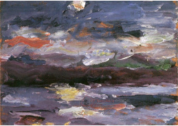 VLC 114 Lovis Corinth - Měsíc nad Walchensee