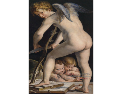 SO VII-423 Parmigianino - Andělé