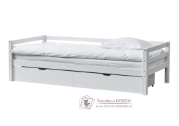 ACTIM, postel s úložným prostorem 90x200cm, bílá