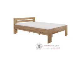 BASIS, postel 140x200cm, dub artisan
