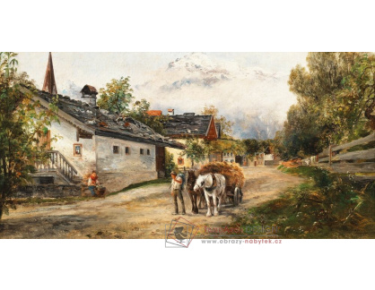 A-5220 Emil Barbarini - Na vesnici v Tyrolsku