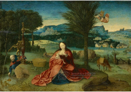 A-7489 Joachim Patinir - Odpočinek na cestě do Egypta