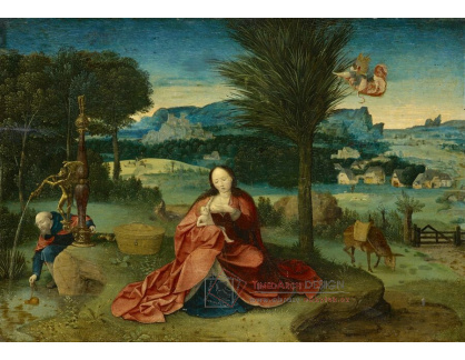 A-7489 Joachim Patinir - Odpočinek na cestě do Egypta