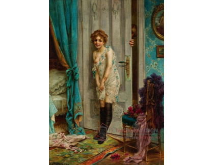 A-8498 Hans Zatzka - Opatrný pohled do budoáru