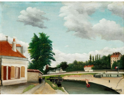 D-8168 Henri Rousseau - Předměstí Paříže