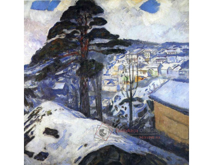 VEM13-104 Edvard Munch - Zimní Kragero