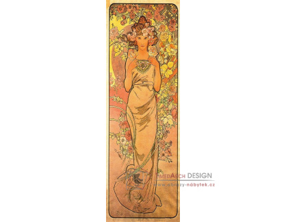 VAM5 Alfons Mucha - Die Rose