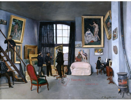 SO III-60 Frederic Bazille - Malířský ateliér