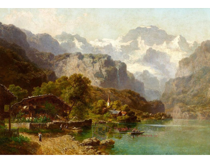 SO IV-199 Joseph Nikolaus Butler - Na jezeře Thun