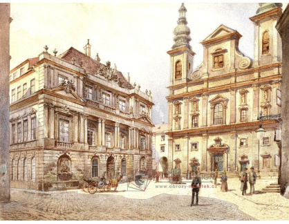 SO V-175 Carl Wenzel Zajicek - Jezuitský kostel a starobylá univerzita ve Vídni