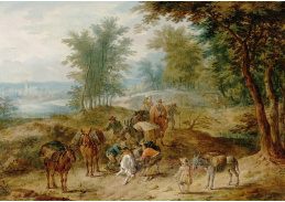 KO IV-286 Charles Breydel - Cestující na lesní cestě