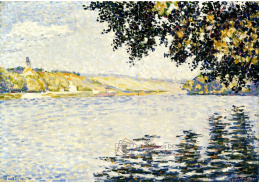 KO IV-479 Paul Signac - Pohled na Seinu v Herblay