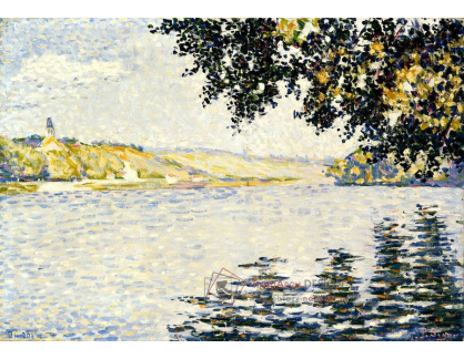 KO IV-479 Paul Signac - Pohled na Seinu v Herblay