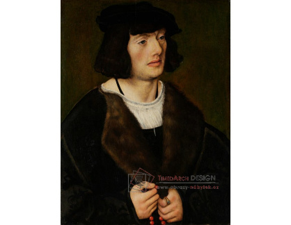 PORT-396 Lucas Cranach - Portrét muže s růžencem