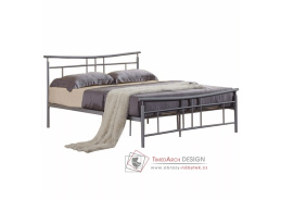 DORADO NEW, postel kovová 160x200cm, stříbrná