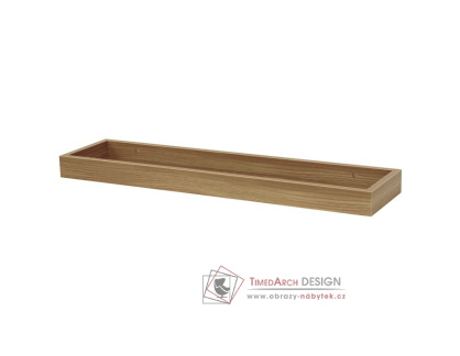 P-011 OAK, nástěnná polička, dub