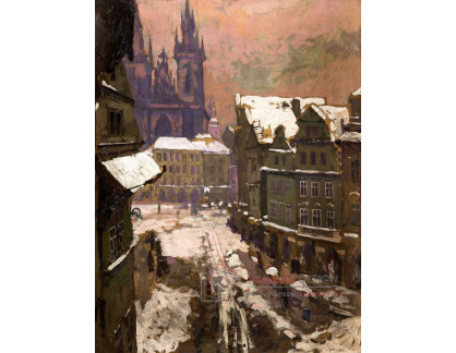 A-1156 Gustav Macoun - Pohled na Staroměstské náměstí