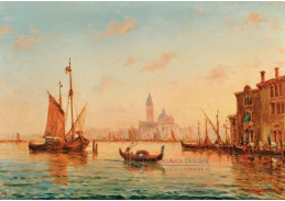 A-7423 Henry Malfroy-Savigny - Pohled od moře s Campanile di San Marco a Dóžecím palácem