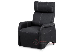 TV-5040 GREY2, relaxační křeslo, látka šedá