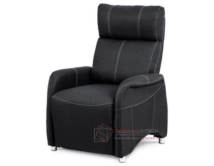 TV-5040 GREY2, relaxační křeslo, látka šedá